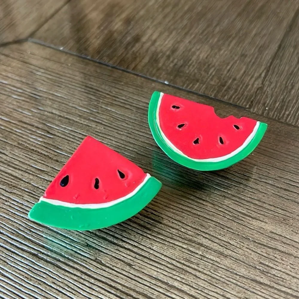 Vintage 1980’s Resign Watermelon Fruit Pins